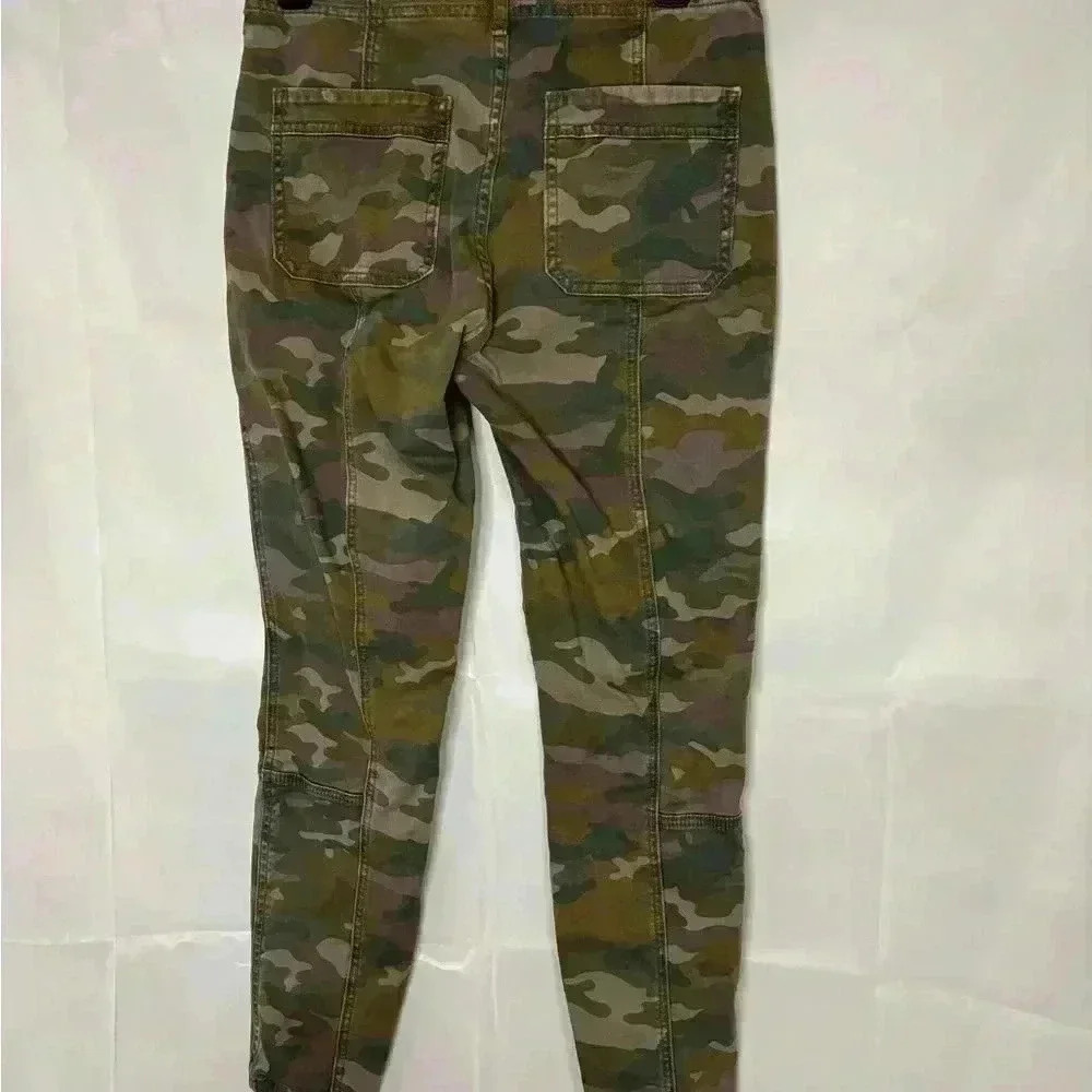 Womens size 27 Anthropologie slim camo cargo pants, #J378 - Picture 4 of 5